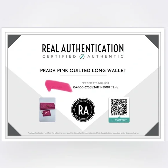 Prada COA Tare Quilted Wallet ALL INCLUSION - Picture 5 of 17